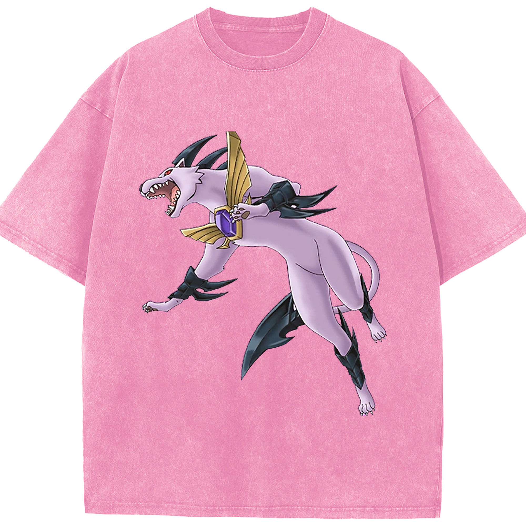 （画像用） 遊☆戯☆王 Yu-Gi-Oh! 綿100% ヴィンテージ風 半袖Tシャツ（フロントプリント）